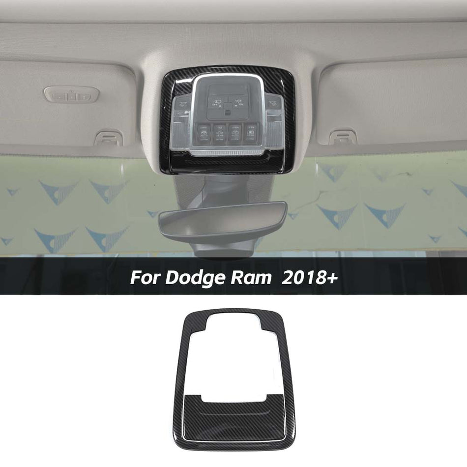 For 2018+ Dodge Ram Roof Reading Light Lamp Decor Cover Trim