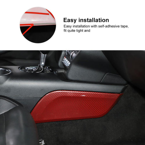 Gear Shift Box Side Panel Cover Trim Bezel For Ford Mustang 2015+ Accessories | CheroCar