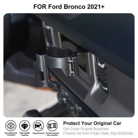 Dashboard Cell Phone Water Cup Holder Mount Bracket Stand For Ford Bronco 2021+ Accessories | CheroCar