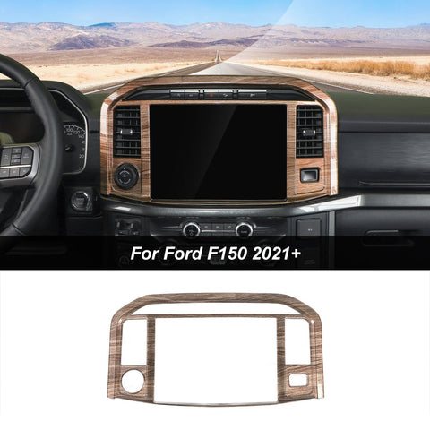 Center Console GPS Navigation Panel Trim Frame For Ford F150 2021+｜CheroCar