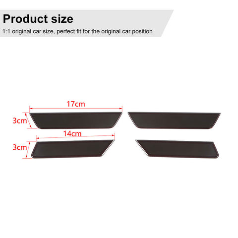 Exterior Side Wheel Eyebrow Light Cover Trim For Chevy Camaro 2010-2015 Accessories Blackened | CheroCar