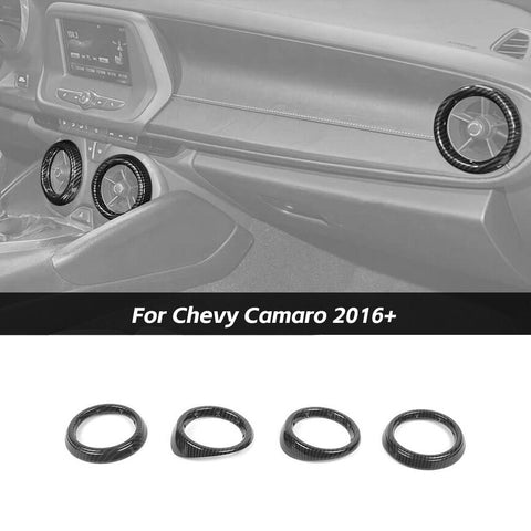 Air Vent Outlet Ring Cover Trim For Chevy Camaro 2016+｜CheroCar