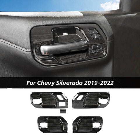 For 2019-2022 Chevrolet Silverado/ GMC SIERRA Interior Door Handle Bowl Cover Trim