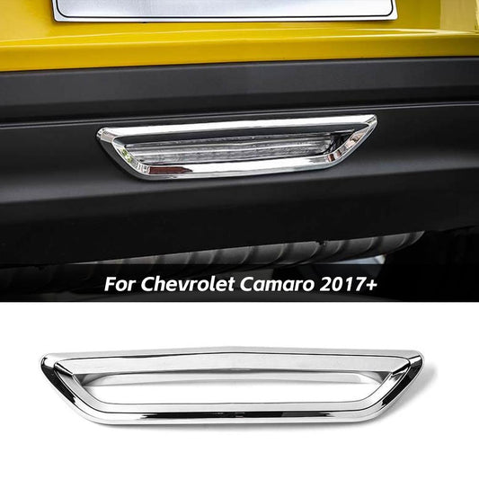 Rear Bumper Fog Lamp Light Ring Cover Trim Chrome For Chevrolet Camaro 2017+ Accessories | CheroCar