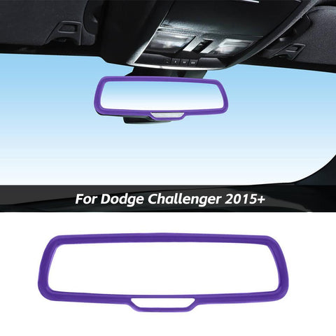 Interior Rearview Mirror Cover Trim Bezel for Dodge Challenger 2015+ & Charger 2011+ & Ram 2010-17 & Durango 2011+｜CheroCar