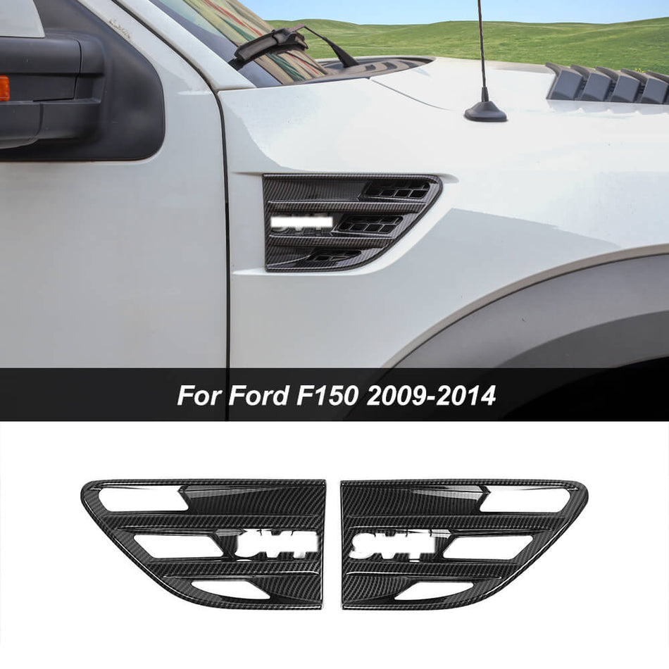 For 2009-2014 Ford F150 Raptor Fender Air Vent Outlet Cover Trim