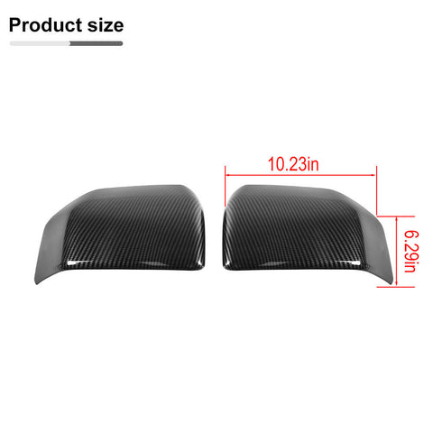 Side Door Rearview Mirror Cover Trim Frame For Ford F150 2015-2020 Accessories | CheroCar