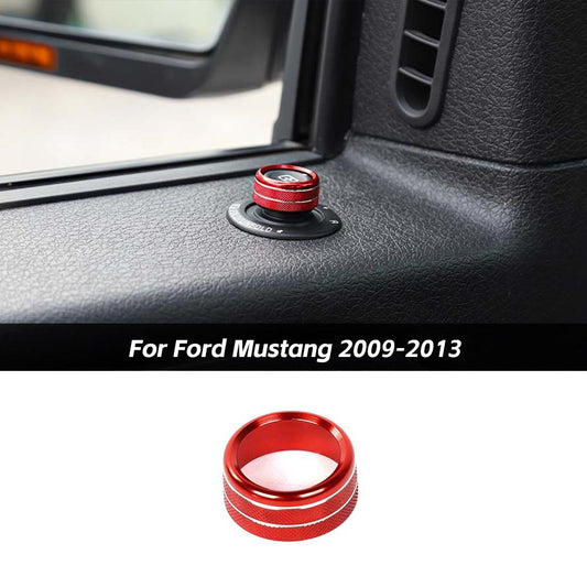 Reversing Mirror Adjustment Switch Knob Trim Ring For Ford Mustang 2009-2013 Accessories | CheroCar