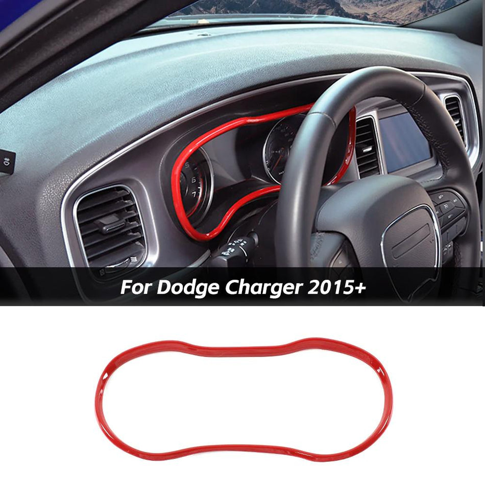 For 2015+ Dodge Charger Dashboard Instrument Box Trim Cover