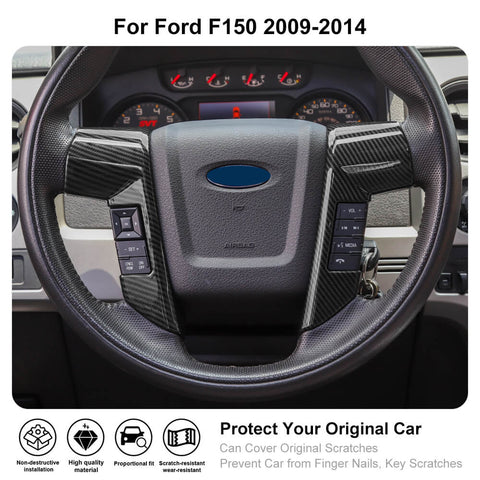 Steering Wheel Moulding Cover Trim For 2009-2014 Ford F150｜CheroCar