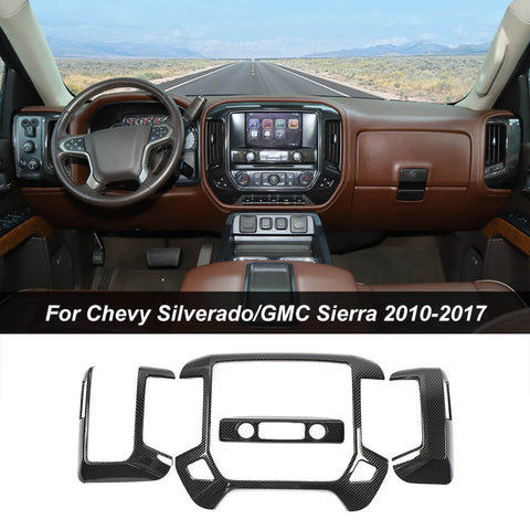 35pcs Interior Decor Cover Trim Kit For Chevy Silverado 1500/ GMC Sierra 2014-2017 Accessories｜CheroCar