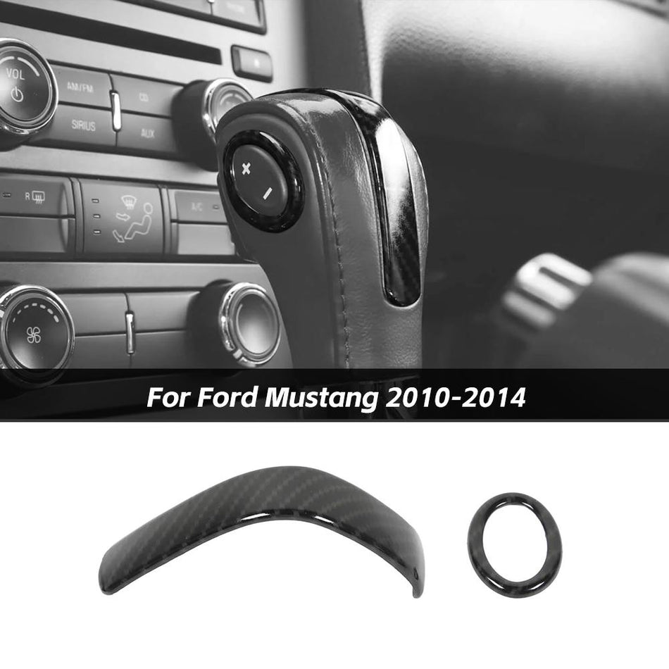 For 2010-2014 Ford Mustang Gear Shift Knob Cover Trim Decor