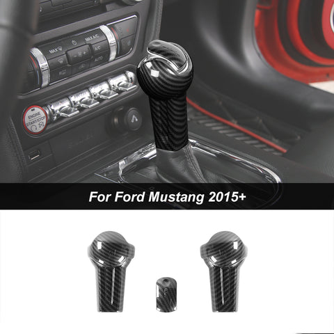 Gear Shift Knob Cover Trim Accessories For Ford Mustang 2015+｜CheroCar