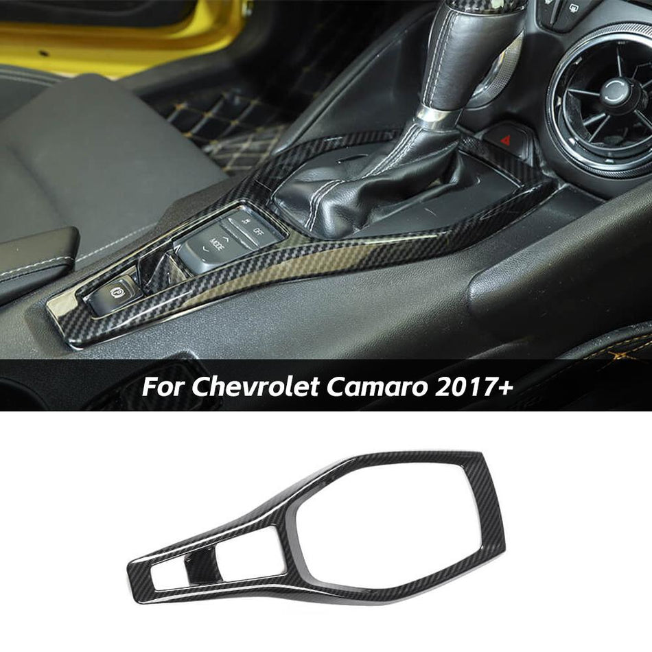 For Chevrolet Camaro 2017+ Gear Shift Box Knob Panel Cover Trim
