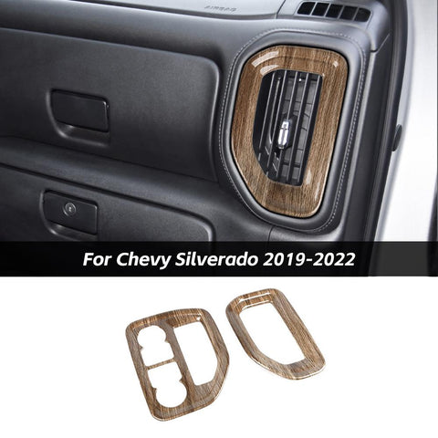 Side Air Vent Outlet Cover Trim For Chevy Silverado /GMC SIERRA 1500 2019-2022 Accessories | CheroCar