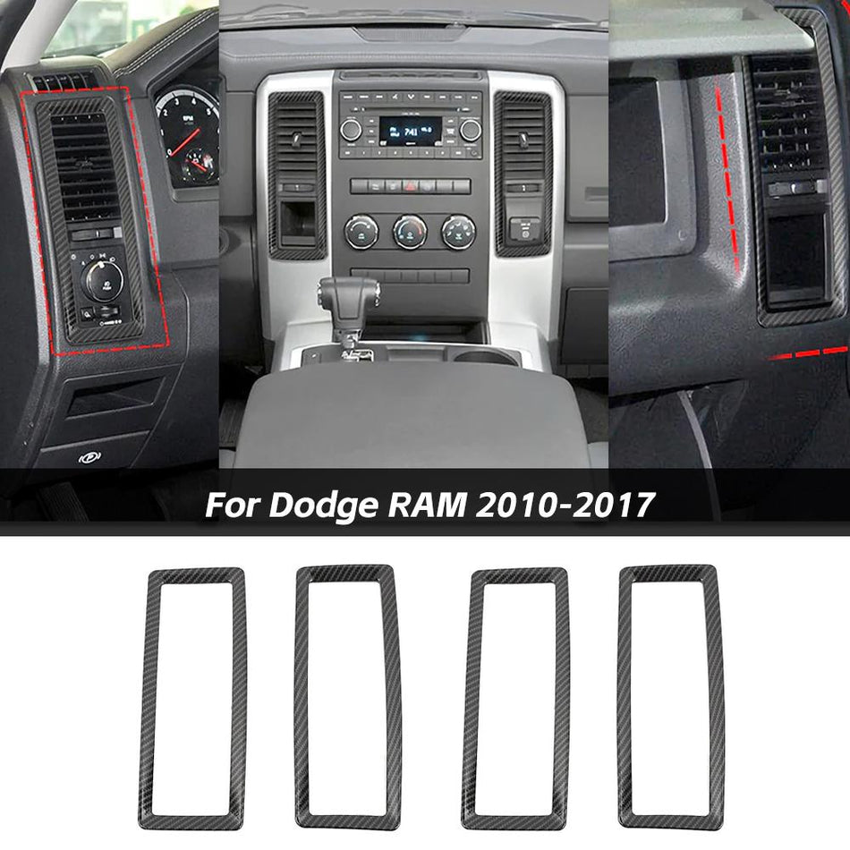 For 2010-2012 Dodge Ram Center Console Air Vent Outlet Cover Trim