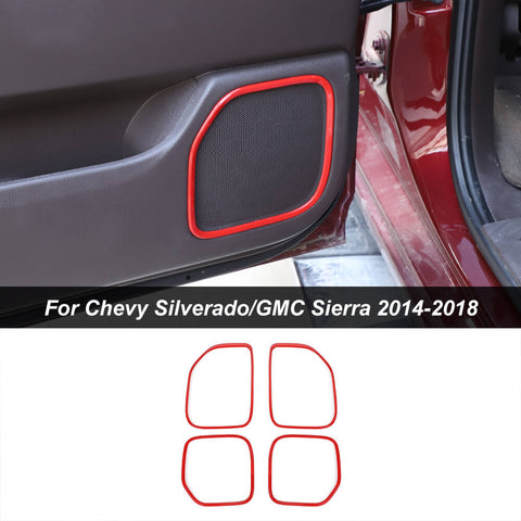 Inner Door Sides Speaker Frame Trim Cover For 2014-2018 Chevy Silverado 1500 & GMC Sierra 1500｜CheroCar