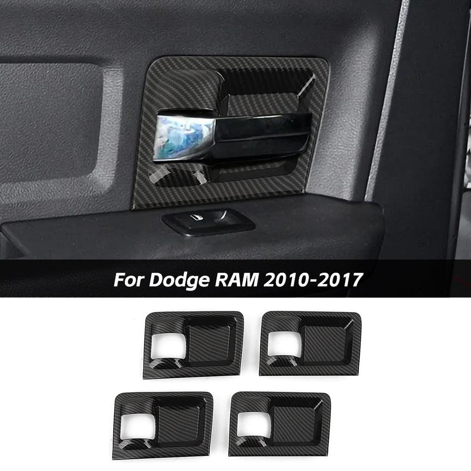 For 2010-2012 Dodge Ram Interior Door Handle Bowl Cover Trim