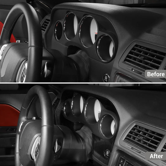 For 2011-2014 Dodge Challenger Dashboard Panel Trim Instrument Frame Cover