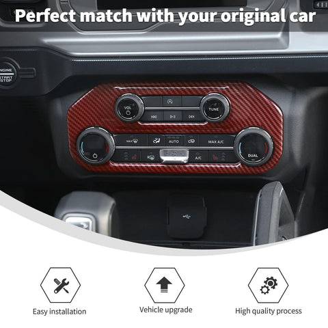 Air Conditioner Switch Panel Cover Trim Bezels For Ford Bronco 2021+ Accessories | CheroCar