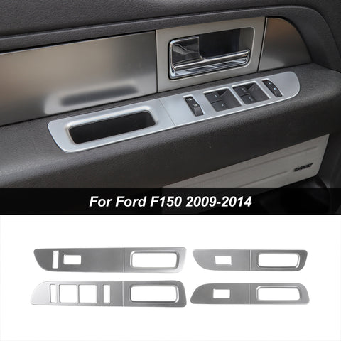 Window Lift Adjust Switch Panel Cover Trim For 2009-2014 Ford F150（NOT FIT Supercab）｜CheroCar