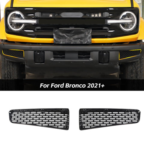 Front Bumper Grille Insert Cover Exterior Trim For Ford Bronco 2021+ Accessories | ChreoCar