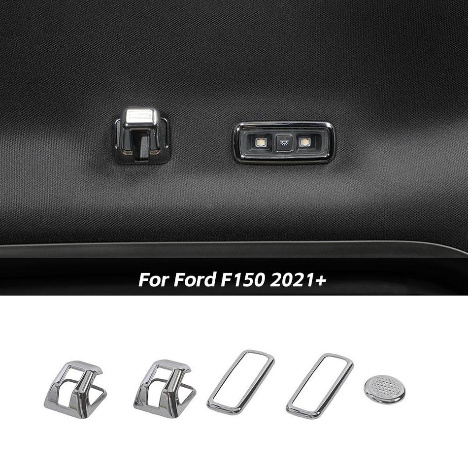 For 2021+ Ford F150 5 x Roof Hook & Reading Light Cover Trim Decoration