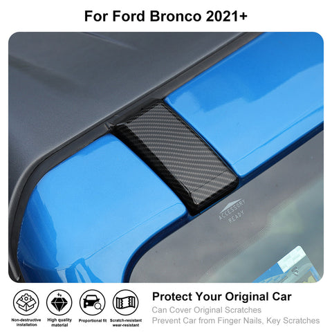 For 2021+ Ford Bronco Front Roof Screws Protection Cap Trim Cover