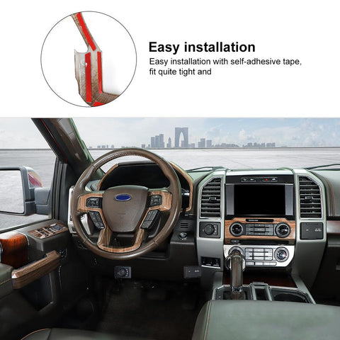 Full Set Interior Decoration Trim Cover For Ford F150 2015-2020 Accessories | CheroCar