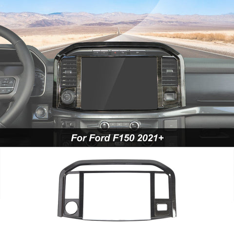 Center Console GPS Navigation Panel Trim Frame For Ford F150 2021+｜CheroCar