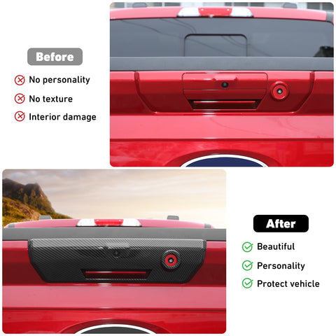 Rear Tailgate Door Handle Cover Trim For Ford F150 2021+ Chrome｜CheroCar