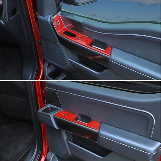 Window Lift Switch Panel Frame Trim Cover For Ford F150 2021+ Accessories | CheroCar