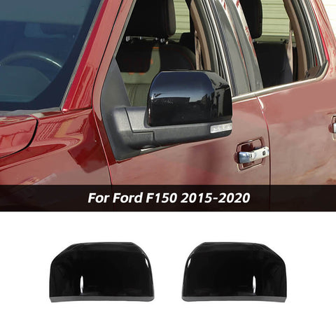 Side Door Rearview Mirror Cover Trim Frame For Ford F150 2015-2020 Accessories | CheroCar