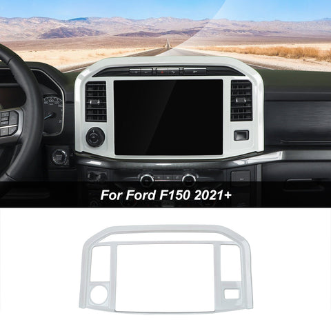 Center Console GPS Navigation Panel Trim Frame For Ford F150 2021+｜CheroCar