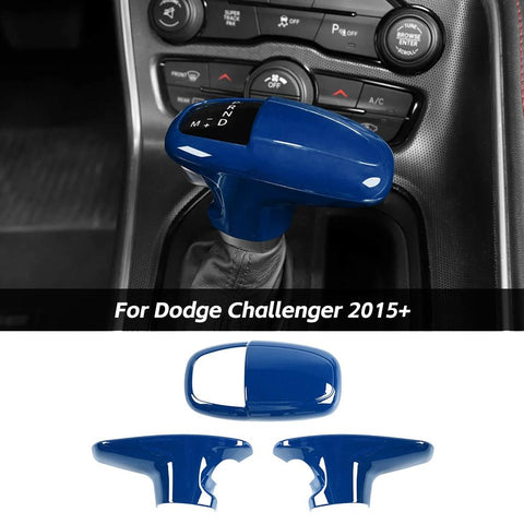 Gear Shift Knob Head Cover Trim for Dodge Challenger/Charger 2015+ & Durango 2018+｜CheroCar