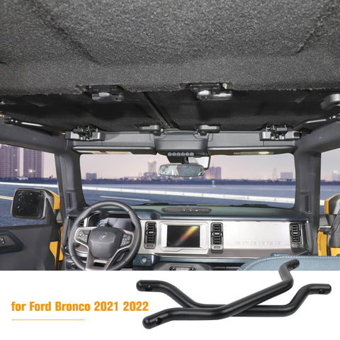 Metal Car Front Door Top Roof Roll Bar Grab Handles Cover For Ford Bronco 2021+ Accessories | CheroCar