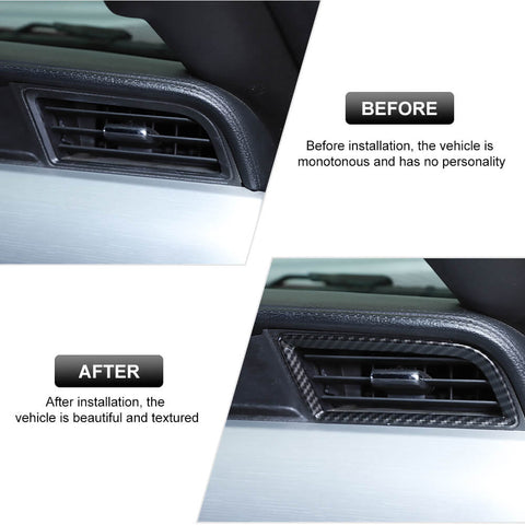 Dashboard Side Air Condition Vent Trim Cover For Ford Mustang 2015+ Accessories | CheroCar