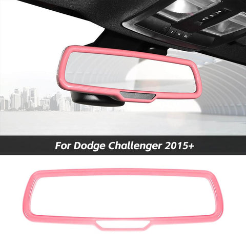 Interior Rearview Mirror Cover Trim Bezel for Dodge Challenger 2015+ & Charger 2011+ & Ram 2010-17 & Durango 2011+｜CheroCar