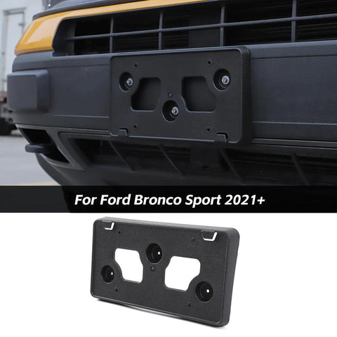 For 2021+ Ford Bronco Sport Front License Plate Bracket Holder Mounting