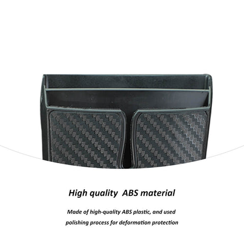 For Universal Car Center Console Double Layer Organizer Gear Side Pocket Tray