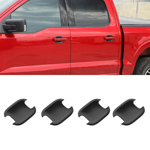 Exterior Door Handle Bowl Cover Trim Bezel For Ford F150 2021+ Accessories｜CheroCar