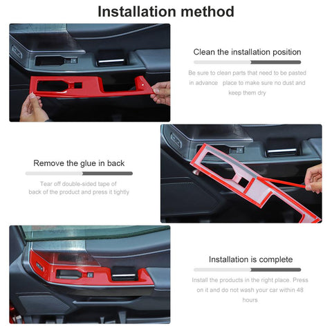 Window Lift Switch Panel Frame Trim Cover For Ford F150 2021+ Accessories | CheroCar