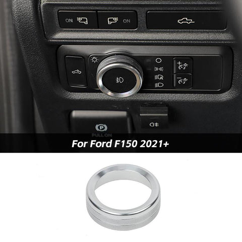 Headlight Switch Knob bezel Cover Trim For Ford F150 2021+ Accessories | CheroCar