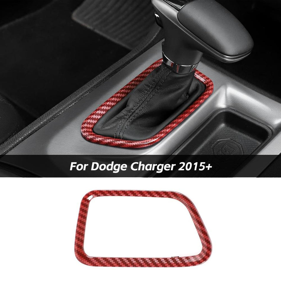 For 2015+ Dodge Charger Gear Shifter Trim Cover Frame Bezel
