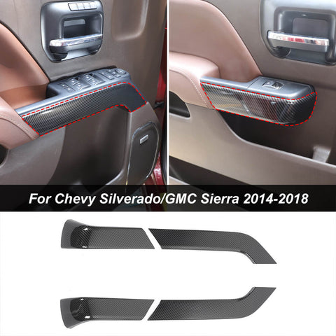 35pcs Interior Decor Cover Trim Kit For Chevy Silverado 1500/ GMC Sierra 2014-2017 Accessories｜CheroCar