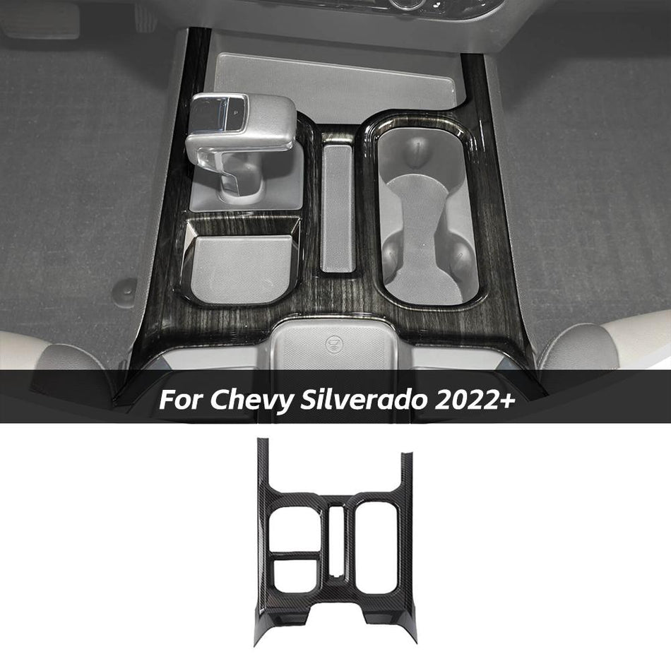 For 2022+ Chevy Silverado Center Console Gear Shift Box Panel Cover Trim