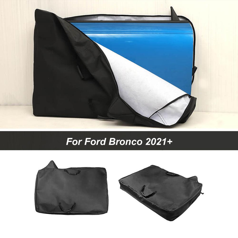For 2021+ Ford Bronco 2/4 Door Car Door Storage Bag Case Packet Organizer