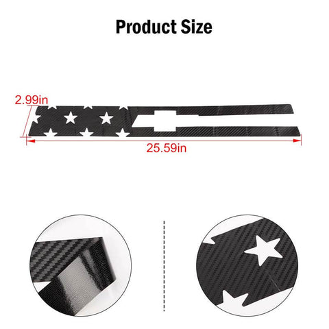 American Flag Rear Emblem Sticker Trim For Chevrolet Camaro 2017+ Accessories | CheroCar