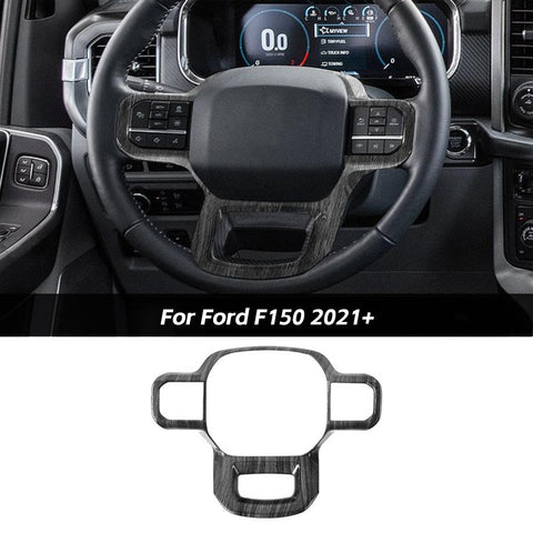 For 2021+ Ford F150 Steering Wheel Cover Trim