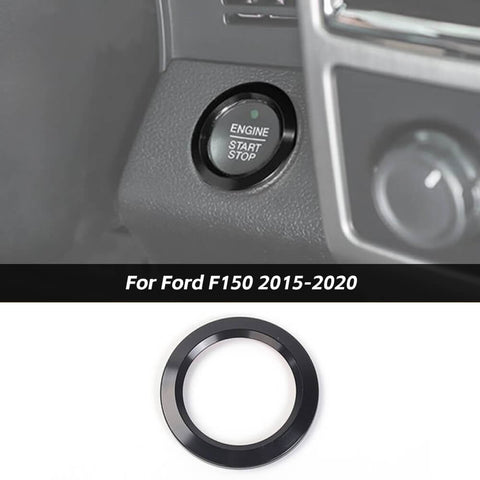 Aluminum Alloy One-Button Start Switch Cover Trim For Ford F150 2015-2020 Accessories | CheroCar